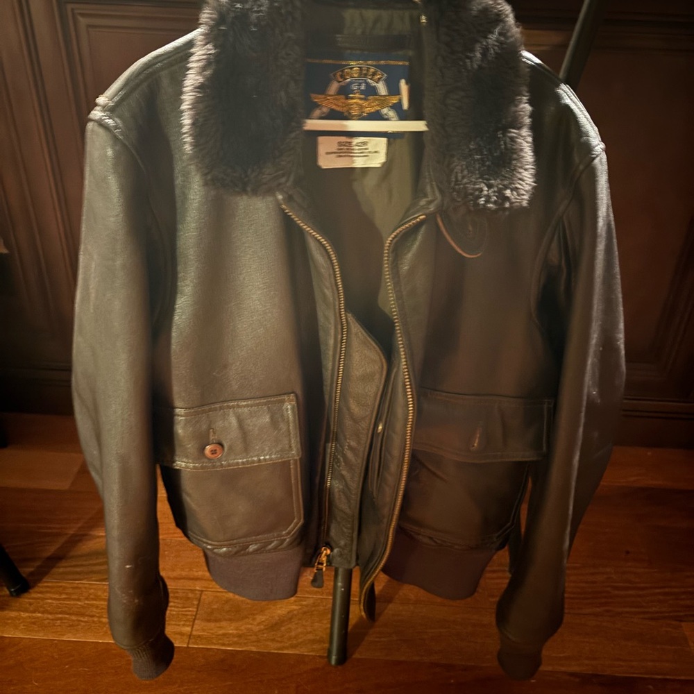 Men’s Authentic Navy flight jacket